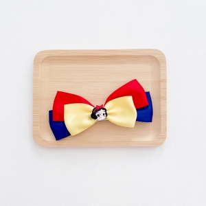Girl Hair Clip Princess Bow Stand Snow White (GHP9436)